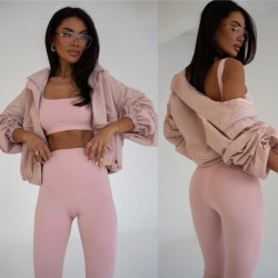 Set  legginsy stringi + top