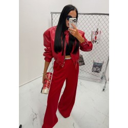 Spodnie dresowe Lamilla czerwien