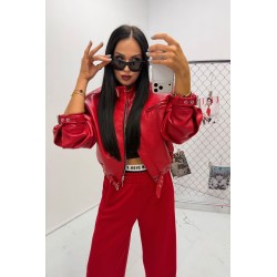 Spodnie dresowe Lamilla czerwien