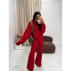 Dzwony dresowe Lamilla czerwone