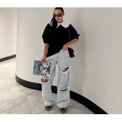 Jeansy Lamilla dziury