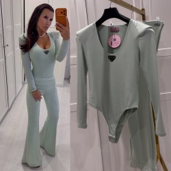 Dzwony dresowe Lamilla matcha