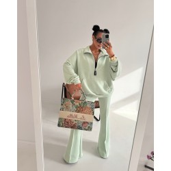 Dzwony dresowe Lamilla matcha