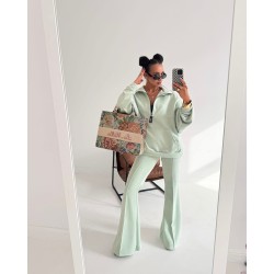 Dzwony dresowe Lamilla matcha