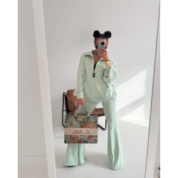 Dzwony dresowe Lamilla matcha