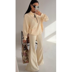 Dzwony dresowe Lamilla banan