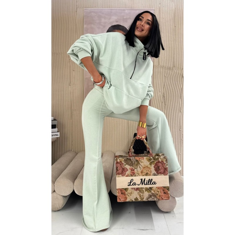 Dzwony dresowe Lamilla matcha