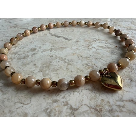 Choker premium kamien sloneczny