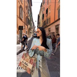 Kopertowa bluzka Lamilla cytrynki