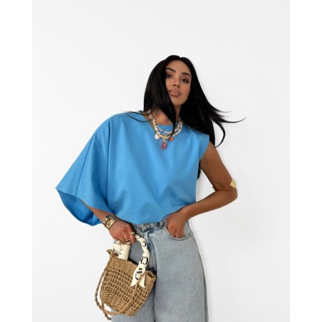 Tshirt 1 rekaw blekit