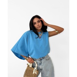 Tshirt 1 rekaw blekit