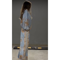 ( pod indywidualne zamowienie) Set Premium Atena satyna  blekit