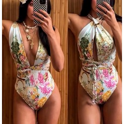 Monokini Pallazo Lamilla warkocz