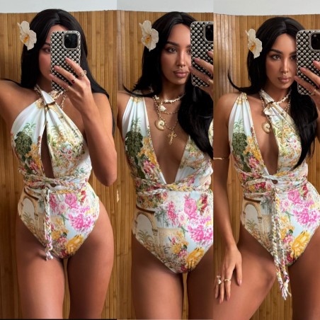 Monokini Pallazo Lamilla warkocz