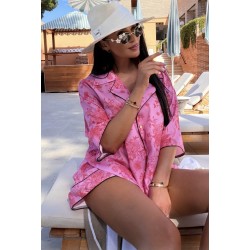 Set Marbella Pink z szortami