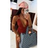 Monokini warkocz cegla Lamilla