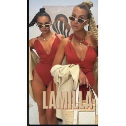 Monokini warkocz cegla Lamilla