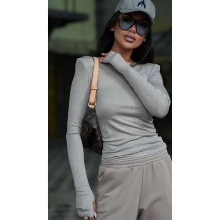 Bluzka premium Slay wiskoza welna( szara)