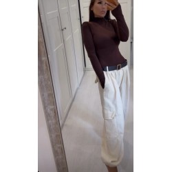 Jeansy banany z gumka