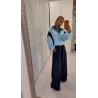 sweterkowy set Lamilla blue