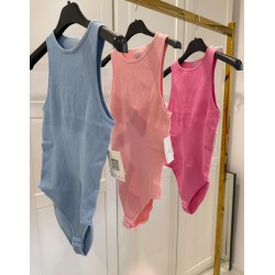 Prazkowane body basic one size